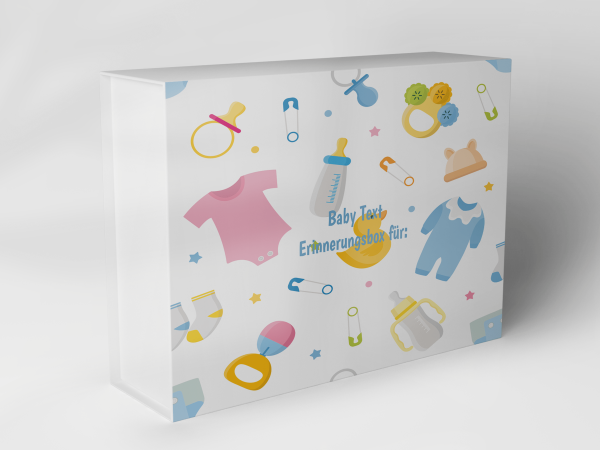 Geschenkbox "Babyartikel und Sterne" 1007_01_0052 
