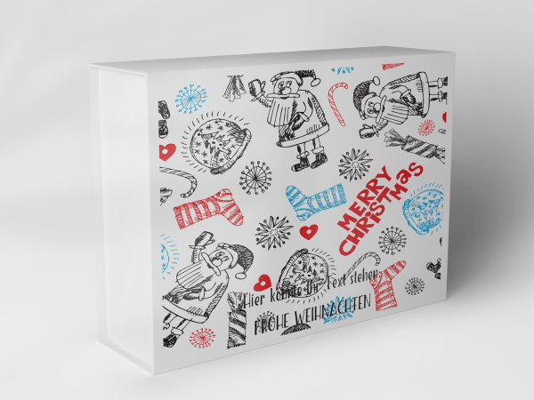 Geschenkbox "Weihnachtsmotive und Sterne" 1007_08_0037 