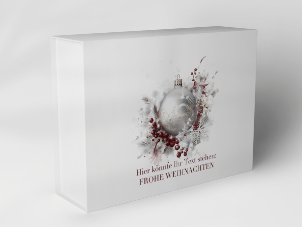 Geschenkbox "Weihnachtskugel und Beeren" 1007_08_0060 