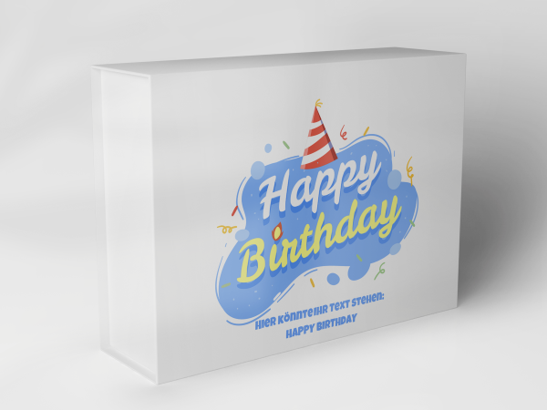 Geschenkbox "Happy Birthday Partyhut" 1007_04_0029 
