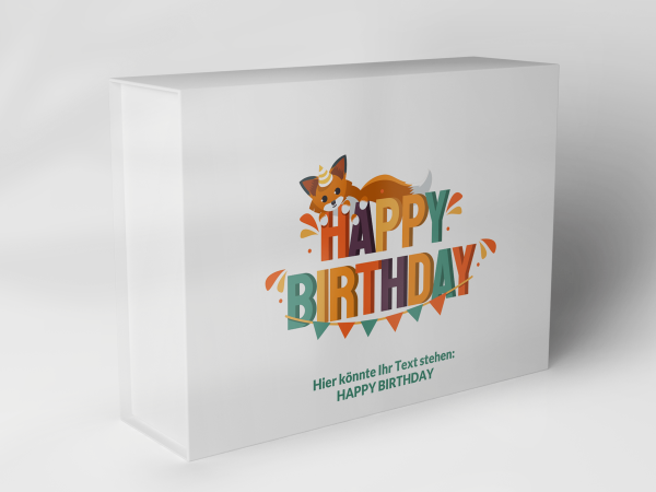 Geschenkbox "Geburtstagsfuchs und Wimpel" 1007_04_0032 