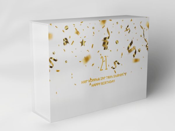 Geschenkbox "Goldene Konfetti und Sterne" 1007_04_0052 