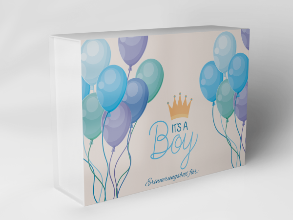 Geschenkbox "Ballons und Krone" 1007_01_0061 