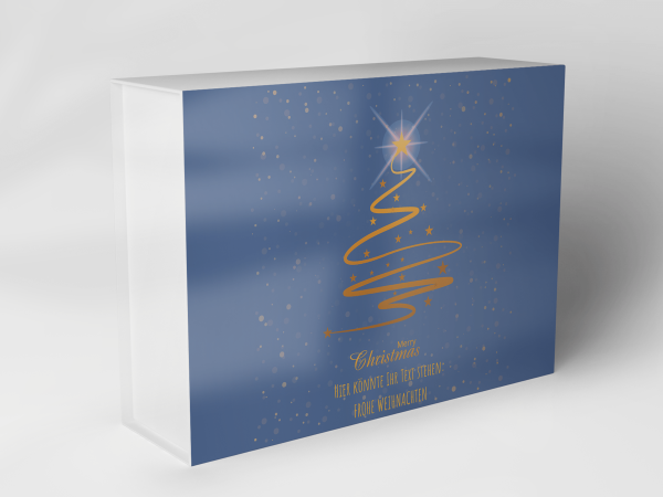 Geschenkbox "Weihnachtsbaum mit Sternen" 1007_08_0068 