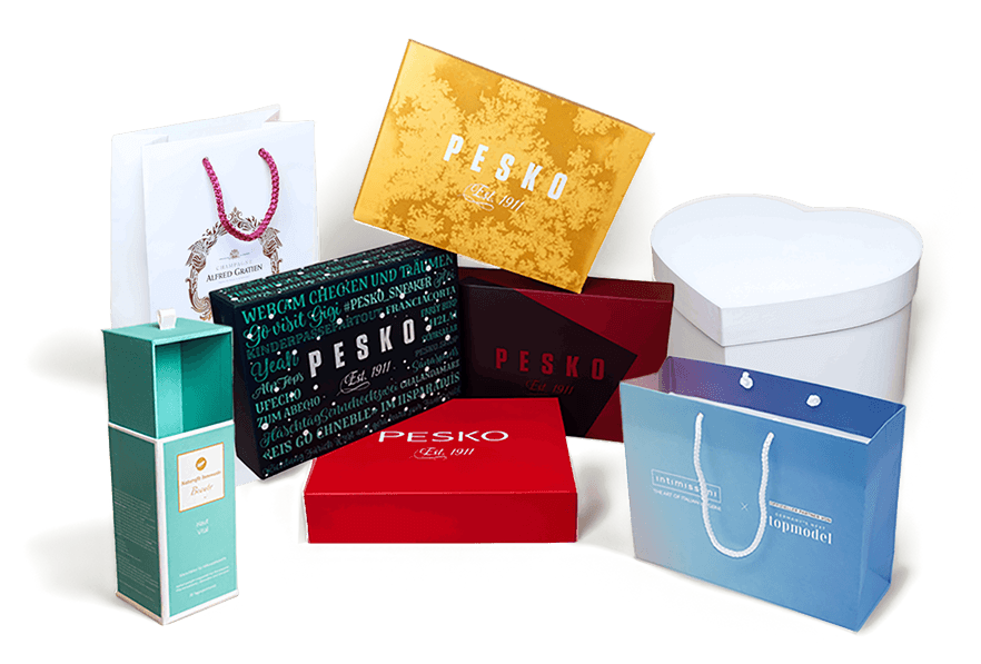 Verpackungen aller Art - Magnetboxen, Papiertaschen und mehr